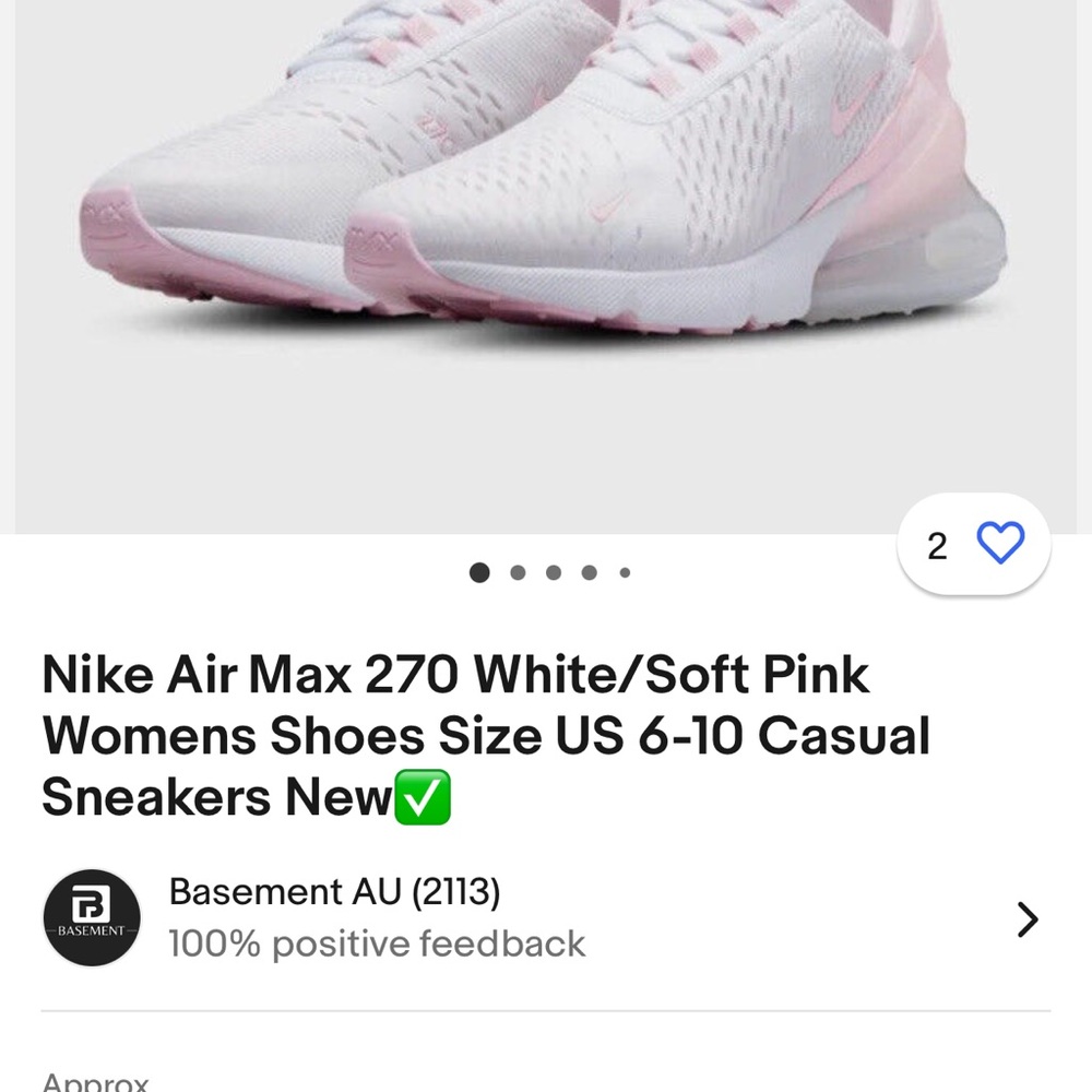 Air Max 270 w Swarovski crystals